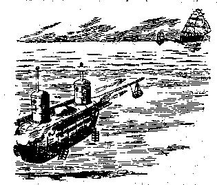 Подводная лодка Шильдера с ракетными станками